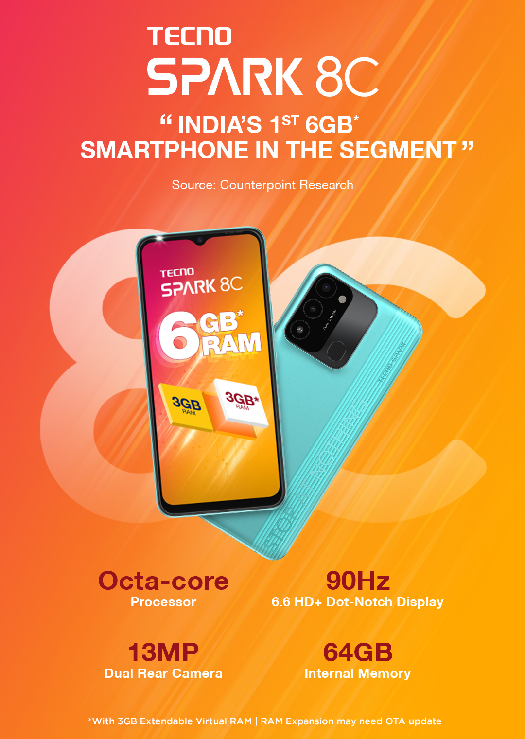 Order TECNO Spark 8C Online